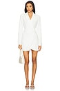 view 1 of 3 Mily Blazer Dress in White