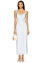 view 1 of 4 Brylie Maxi Dress in Blue Gingham