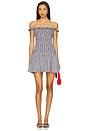 view 1 of 4 Tessa Mini Dress in Black Gingham