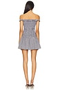 view 3 of 4 Tessa Mini Dress in Black Gingham