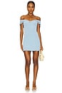 view 1 of 3 Graciela Off Shoulder Dress in Baby Blue