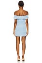 view 3 of 3 Graciela Off Shoulder Dress in Baby Blue