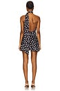 view 4 of 4 Brienne Mini Dress in Black & White Dot