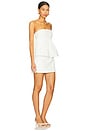 view 2 of 3 Elora Strapless Mini Dress in White