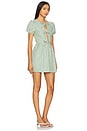 view 2 of 4 Heather Mini Dress in Green Stripe