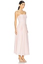 view 2 of 4 Adley Strapless Maxi Dress in Pink Gingham