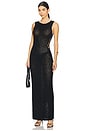 view 1 of 4 Ellise Crochet Maxi Dress in Black