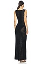 view 4 of 4 Ellise Crochet Maxi Dress in Black