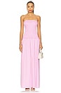 view 1 of 4 Izabella Strapless Maxi Dress in Pink Stripe