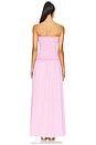 view 3 of 4 Izabella Strapless Maxi Dress in Pink Stripe