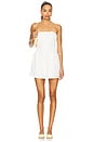 view 1 of 3 Alba Strapless Dress in White