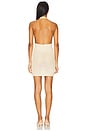 view 3 of 4 Mimi Halter Mini Dress in Natural