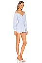view 2 of 3 Leia Off Shoulder Dress in Light Blue