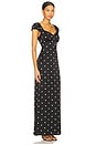 view 2 of 3 Dorothy Maxi Dress in Black & White Dot