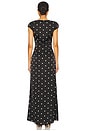 view 3 of 3 Dorothy Maxi Dress in Black & White Dot