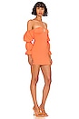 view 2 of 3 Maxine Off Shoulder Dress in Orange Rust
