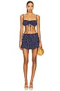 view 1 of 3 MANDY 스커트 세트 in navy polka dot