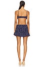 view 3 of 3 MANDY 스커트 세트 in navy polka dot