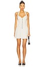 view 1 of 4 Mishelle Mini Dress in White Polka Dot