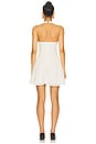 view 3 of 4 Mishelle Mini Dress in White Polka Dot