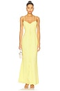 view 1 of 3 Vienna Maxi Dress in Baby Yellow