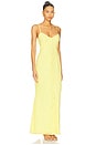 view 2 of 3 Vienna Maxi Dress in Baby Yellow