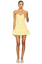view 1 of 4 Julian Mini Dress in Yellow Gingham