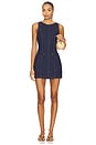 view 1 of 3 Genie Mini Dress in Dark Blue