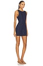 view 2 of 3 Genie Mini Dress in Dark Blue