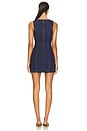 view 3 of 3 Genie Mini Dress in Dark Blue