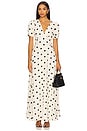 view 1 of 3 Devin Maxi Dress in Cream Polka Dot
