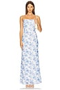 view 1 of 3 Laci Maxi Dress in Blue Floral