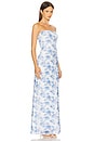 view 2 of 3 Laci Maxi Dress in Blue Floral