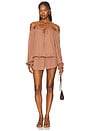 view 1 of 3 Avina Mini Dress in Mocha