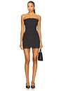 view 1 of 4 Houda Strapless Mini Dress in Black