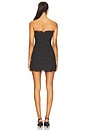 view 3 of 4 Houda Strapless Mini Dress in Black