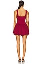 view 3 of 3 Blair Mini Dress in Dark Red