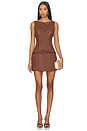 view 1 of 3 Rileigh Mini Dress in Brown