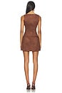 view 3 of 3 Rileigh Mini Dress in Brown