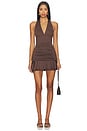 view 1 of 3 Carla Mini Dress in Brown