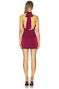 view 3 of 3 Natalia Mini Dress in Oxblood