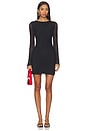 view 1 of 5 Kalie Mini Dress in Black Dot