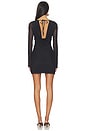 view 3 of 5 Kalie Mini Dress in Black Dot
