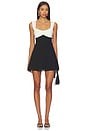 view 2 of 4 Monica Mini Dress in Black & White