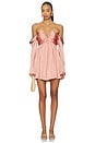 view 1 of 3 Regina Off Shoulder Dress in Blush