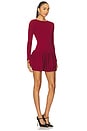 view 2 of 3 Stefani Mini Dress in Oxblood