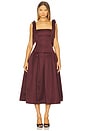 view 1 of 3 Iva Midi Dress in Burgundy