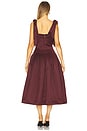 view 3 of 3 Iva Midi Dress in Burgundy