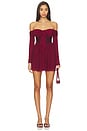 view 1 of 3 Kristiana Mini Dress in Plum