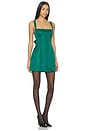 view 3 of 4 Malia Mini Dress in Emerald Green
